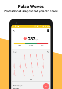 اسکرین شات 2 برنامه Heart Rate Monitor