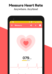 اسکرین شات 1 برنامه Heart Rate Monitor