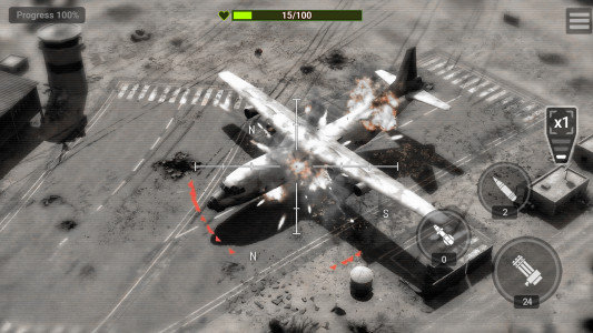 اسکرین شات 4 بازی Drone Strike: Gunship War