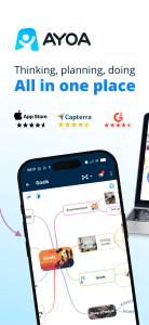اسکرین شات 1 برنامه AYOA - Mind Mapping