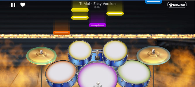 اسکرین شات 8 برنامه Drum Live: Real drum