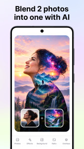 اسکرین شات 2 برنامه Blend Pic Collage Maker Photo