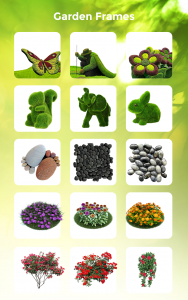 اسکرین شات 3 برنامه Garden Camera - Photo Frames &