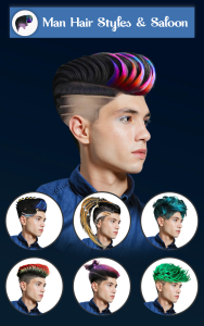 اسکرین شات 2 برنامه Hairy - Men Hairstyles beard &