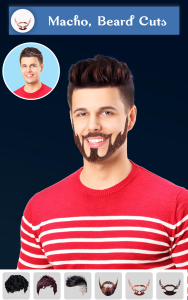 اسکرین شات 5 برنامه Hairy - Men Hairstyles beard &