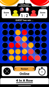 اسکرین شات 1 بازی 4 In A Row Board Game Connect