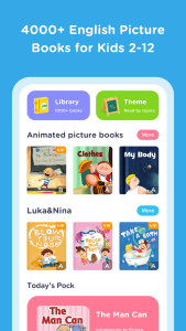 اسکرین شات 1 برنامه PalFish English - Picture Book