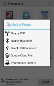 اسکرین شات 2 برنامه PrinterShare Mobile Print