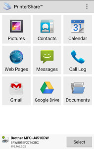 اسکرین شات 1 برنامه PrinterShare Mobile Print
