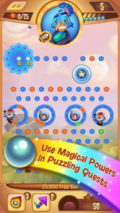 اسکرین شات 2 بازی Peggle Blast