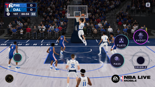 اسکرین شات 1 بازی EA SPORTS™ NBA LIVE Mobile