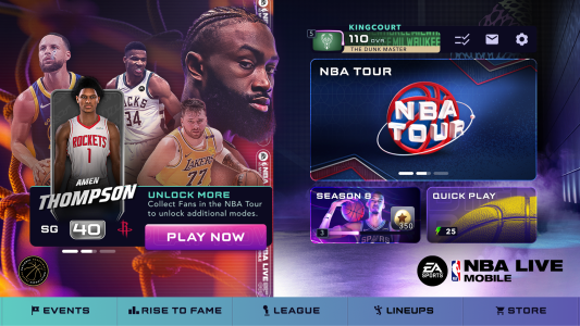 اسکرین شات 5 بازی EA SPORTS™ NBA LIVE Mobile