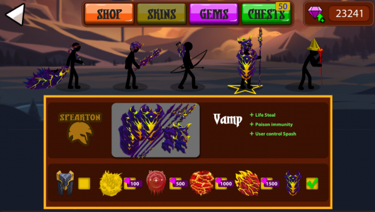 اسکرین شات 3 بازی Stickman War : Infinity battle