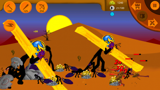 اسکرین شات 1 بازی Stickman War : Infinity battle
