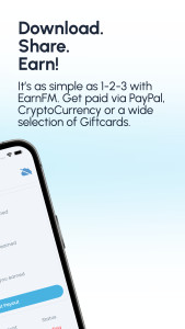 اسکرین شات 4 برنامه EarnFM - Make Money Passively