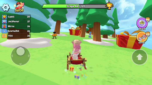 اسکرین شات 2 بازی Obby Skateboard: Easy Parkour