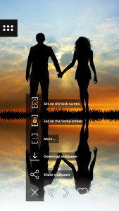 اسکرین شات 2 برنامه Romantic wallpapers 4K