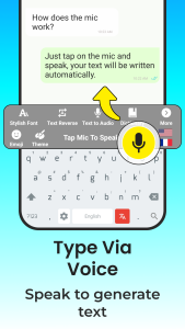 اسکرین شات 2 برنامه Easy English Voice Keyboard