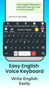 اسکرین شات 1 برنامه Easy English Voice Keyboard