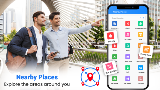 اسکرین شات 3 برنامه Easy Rout Map: Navigation Path