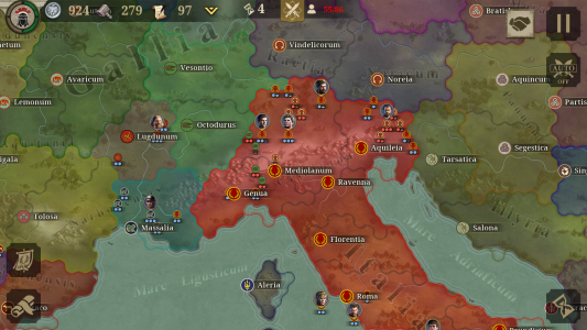 اسکرین شات 1 بازی Great Conqueror: Rome War Game