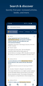 اسکرین شات 3 برنامه EBSCO Mobile