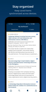 اسکرین شات 4 برنامه EBSCO Mobile