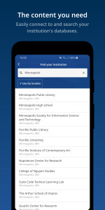 اسکرین شات 2 برنامه EBSCO Mobile