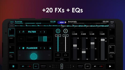 اسکرین شات 4 برنامه edjing Mix - Music DJ app
