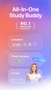 اسکرین شات 1 برنامه Gauth: AI Study Companion