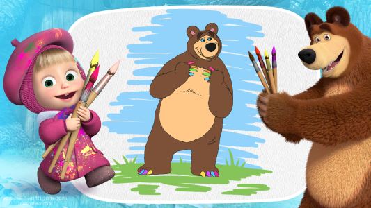 اسکرین شات 5 بازی Masha and the Bear Educational