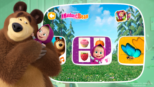 اسکرین شات 2 بازی Masha and the Bear Educational