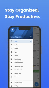 اسکرین شات 2 برنامه Email Homescreen