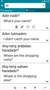 اسکرین شات 4 برنامه Azerbaijani - English