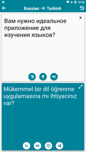 اسکرین شات 3 برنامه Turkish - Russian