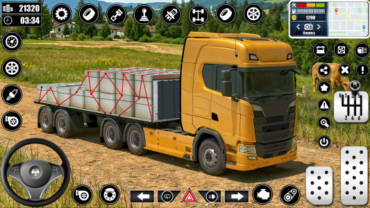 اسکرین شات 2 بازی Heavy Truck Driving Cargo Game