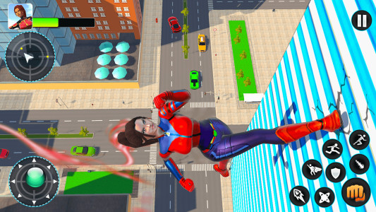 اسکرین شات 3 بازی Flying Hero - Superhero Games