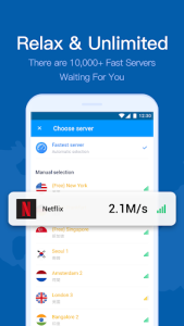 اسکرین شات 3 برنامه Hi VPN- Free VPN Proxy Server, Hotspot VPN Service
