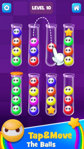 اسکرین شات 2 بازی Color Puzzle Games Ball Sort