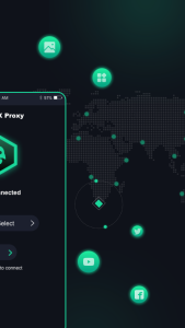 اسکرین شات 2 برنامه SpaceX Proxy - Safer & Private