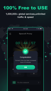 اسکرین شات 5 برنامه SpaceX Proxy - Safer & Private