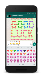 اسکرین شات 4 برنامه Emoji Letter Maker
