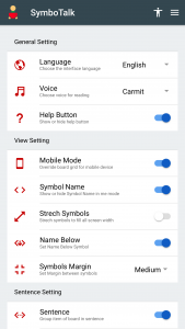 اسکرین شات 8 برنامه SymboTalk - AAC Talker