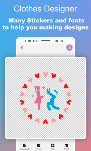 اسکرین شات 2 برنامه T-shirt Design - Custom Shirts