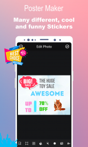 اسکرین شات 2 برنامه Poster Maker - Flyer Designer