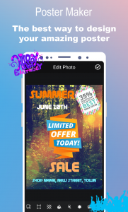 اسکرین شات 1 برنامه Poster Maker - Flyer Designer