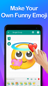 اسکرین شات 3 برنامه Emoji Maker- Personal Animated