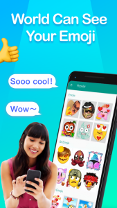 اسکرین شات 4 برنامه Emoji Maker- Personal Animated