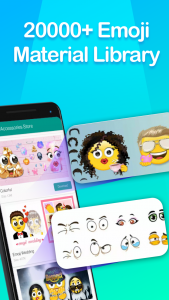 اسکرین شات 2 برنامه Emoji Maker- Personal Animated
