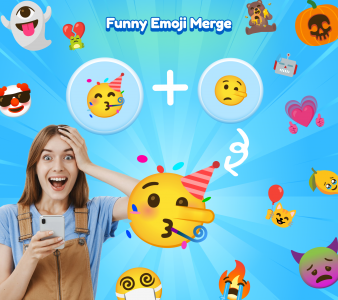 اسکرین شات 1 برنامه Fun Emoji Merge & Emoji Maker